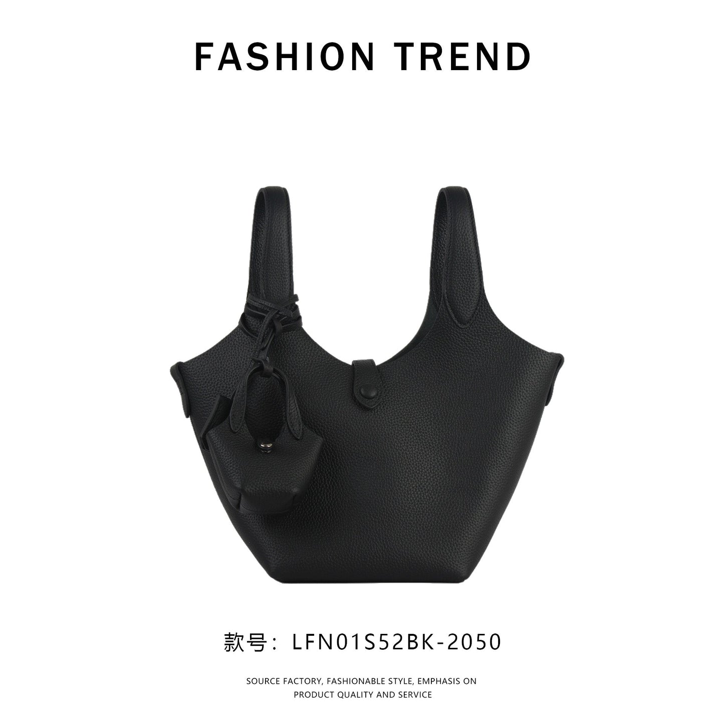 【$129.99 】NiceBags new spring and summer bucket bag cowhide