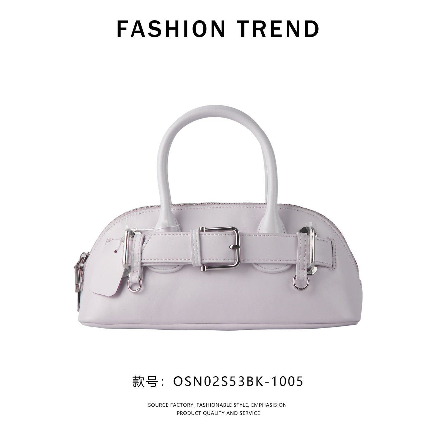 【$99.99】NiceBags2025 spring and summer new niche shell bag shoulder bag genuine leather handbag