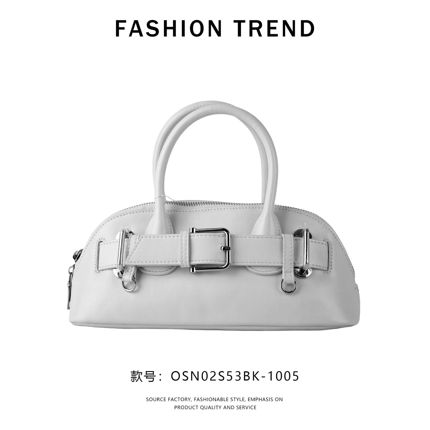 【$99.99】NiceBags2025 spring and summer new niche shell bag shoulder bag genuine leather handbag