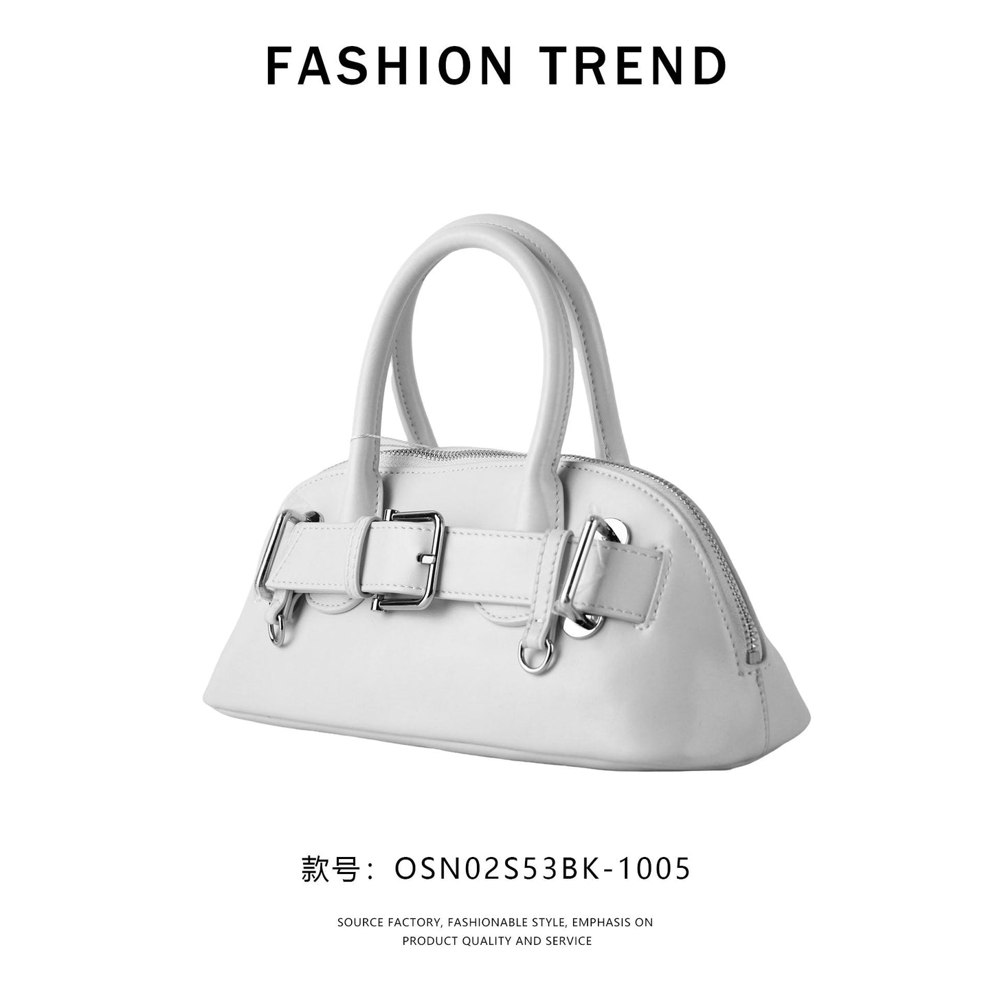 【$99.99】NiceBags2025 spring and summer new niche shell bag shoulder bag genuine leather handbag
