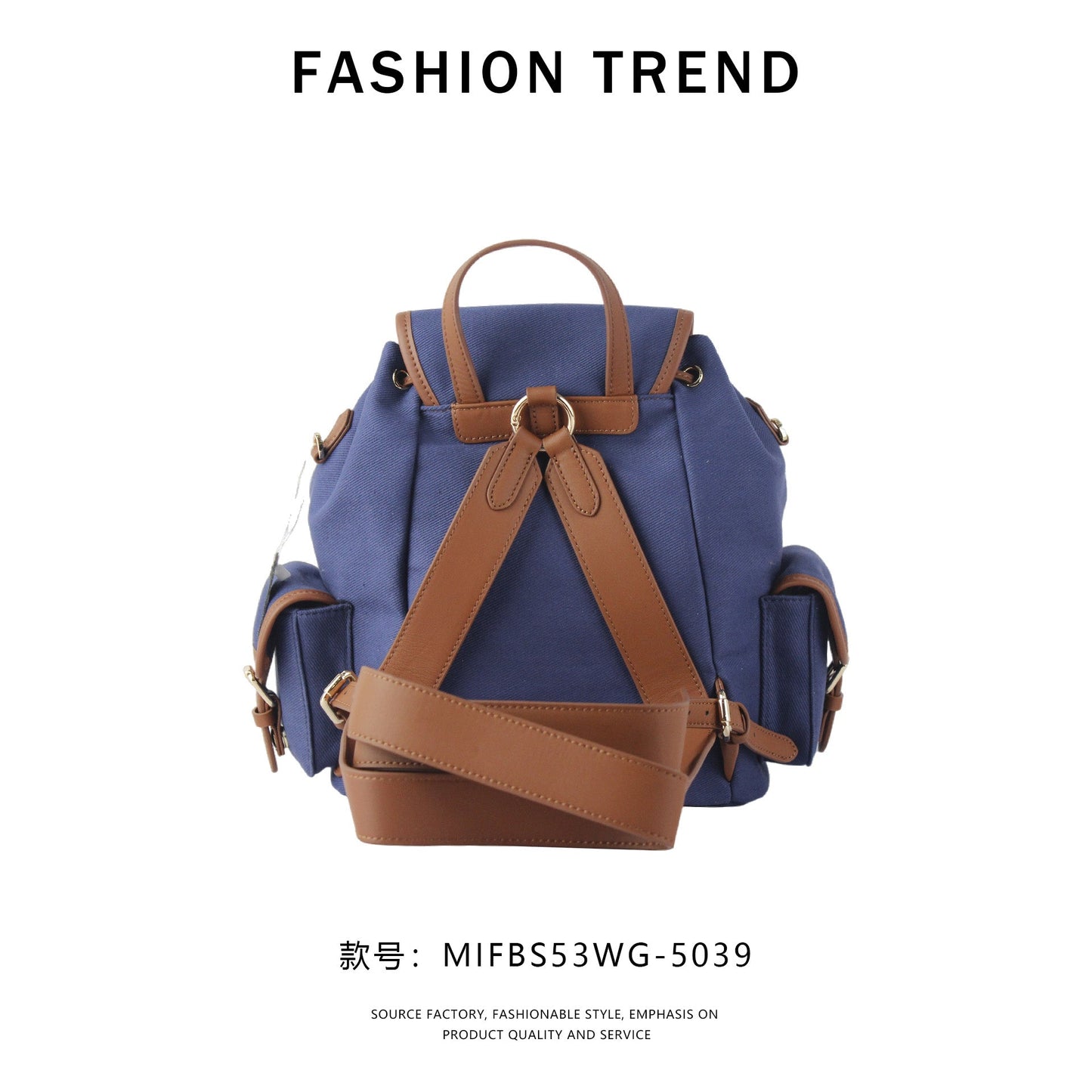 【$119.99 】NiceBags retro college style backpack functional niche design bag