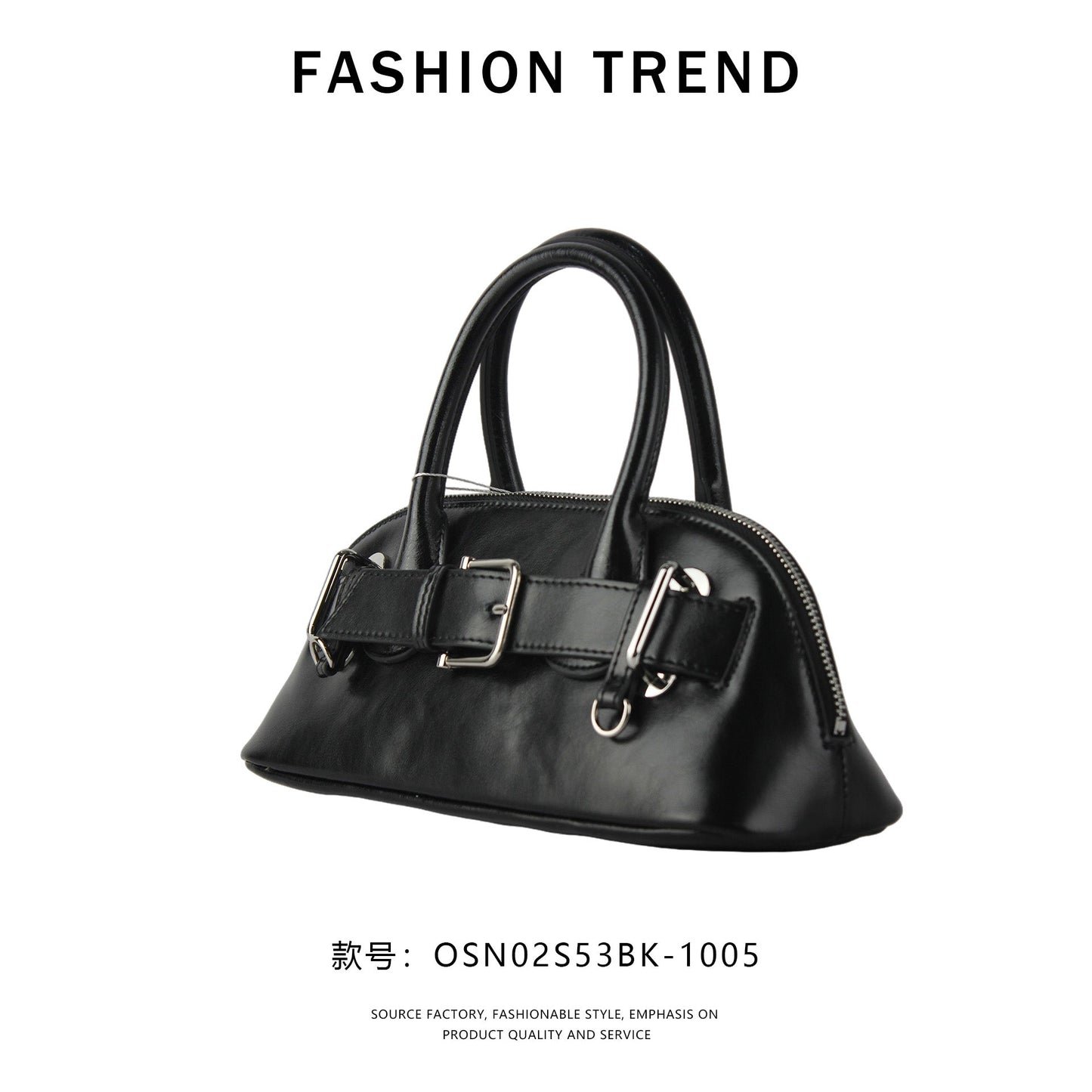 【$99.99】NiceBags2025 spring and summer new niche shell bag shoulder bag genuine leather handbag