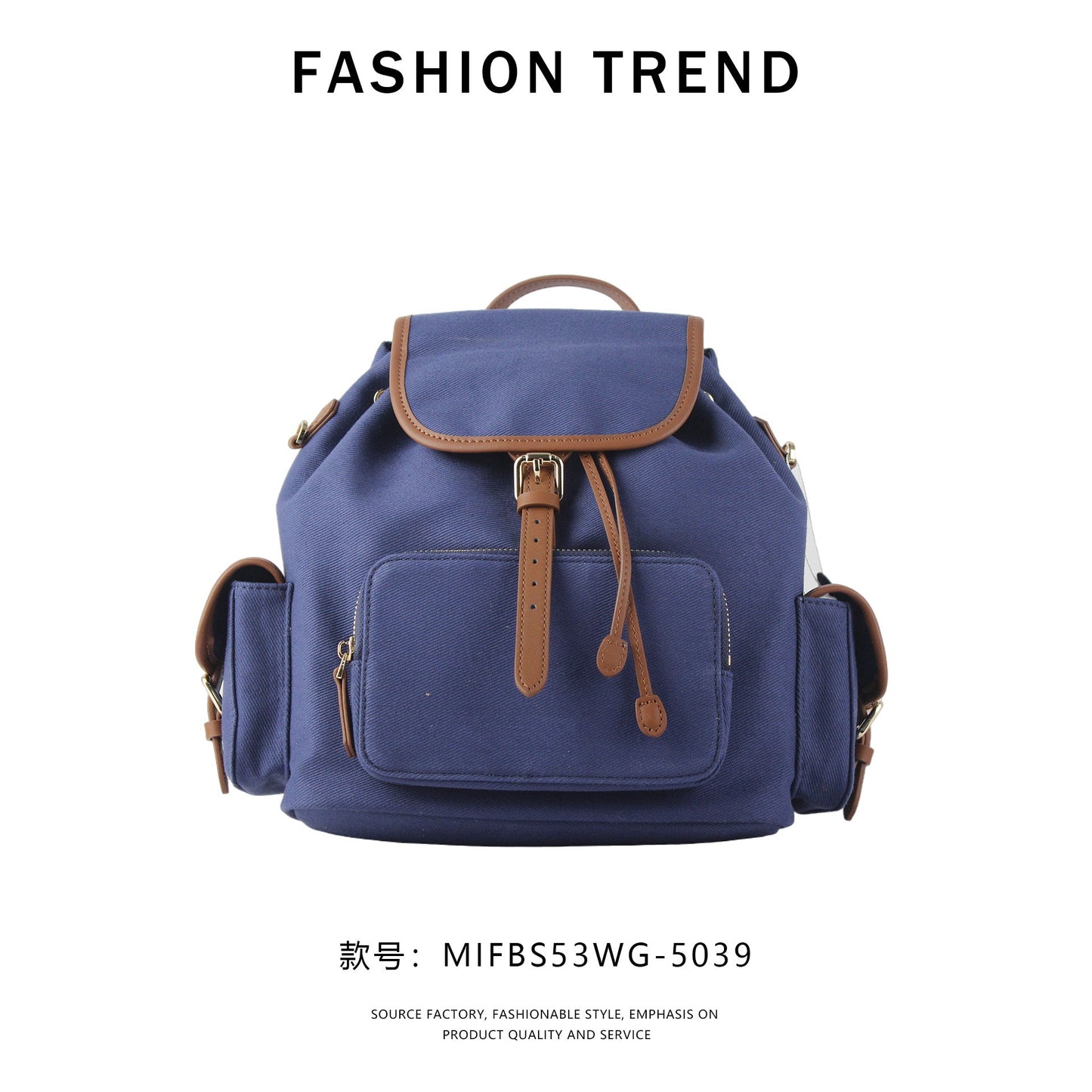 【$119.99 】NiceBags retro college style backpack functional niche design bag