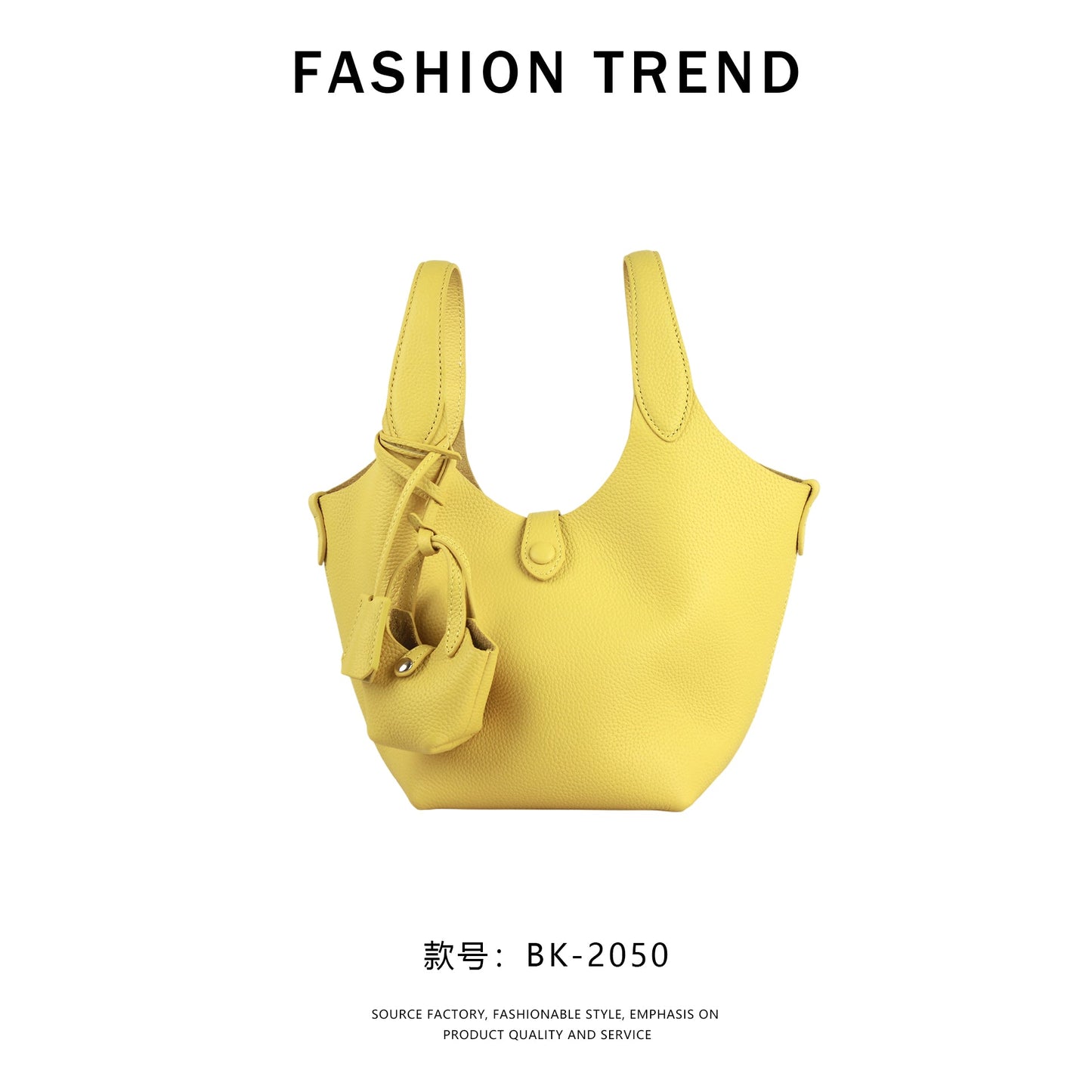 【$129.99 】NiceBags new spring and summer bucket bag cowhide